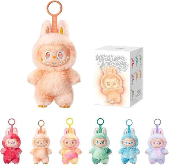 Labubu Cute Plush Toy – Cute Plush Doll for Backpacks & School Bag Charms | Fashionable Collectible Vinyl Figure,Surprise Vinyl Figure" 1PCS Random Color.